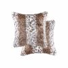 18" x 18" x 5" Acrylic Plush Polyester Polyfill Lynx 2 Pack Pillow