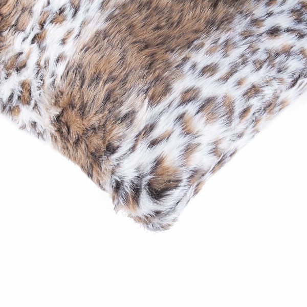 18" x 18" x 5" Acrylic Plush Polyester Polyfill Lynx 2 Pack Pillow - Image 2