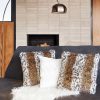 18" x 18" x 5" Acrylic Plush Polyester Polyfill Lynx 2 Pack Pillow - Image 3