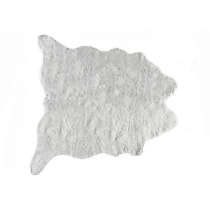 Grey Animal Print Area Rug