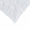 5" x 18" x 18" 100% Natural Rabbit Fur White Pillow - Image 2
