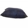 Nautical White Star Blue Square Accent Pillow - Image 3