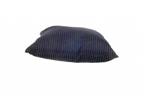 Nautical White Star Blue Square Accent Pillow - Image 3