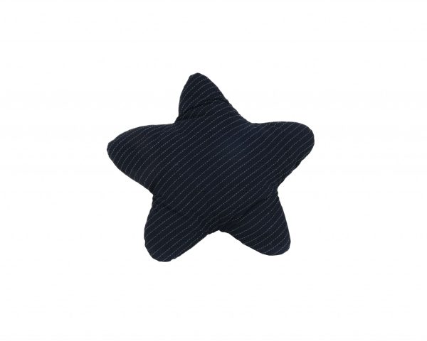 Blue with White 3D Shape Star Pillow - Image 2