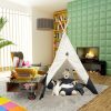 Blue with White 3D Shape Star Pillow - Image 3