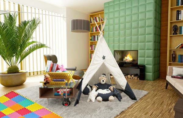 Blue with White 3D Shape Star Pillow - Image 3