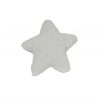 White with Blue 3D Shape Star Pillow - Image 2