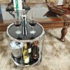 18.75" x 19" x 22" Chrome Round  End Table - Image 4