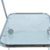 16.5" x 26.25" x 30.5" Chrome XShape  Bar Cart - Image 4