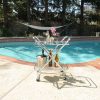 16.5" x 26.25" x 30.5" Chrome XShape  Bar Cart - Image 5