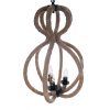 15" x 15" x 47.5" 3 BulbsRope  Pendant Lamp - Image 3