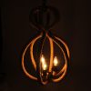 15" x 15" x 47.5" 3 BulbsRope  Pendant Lamp - Image 4