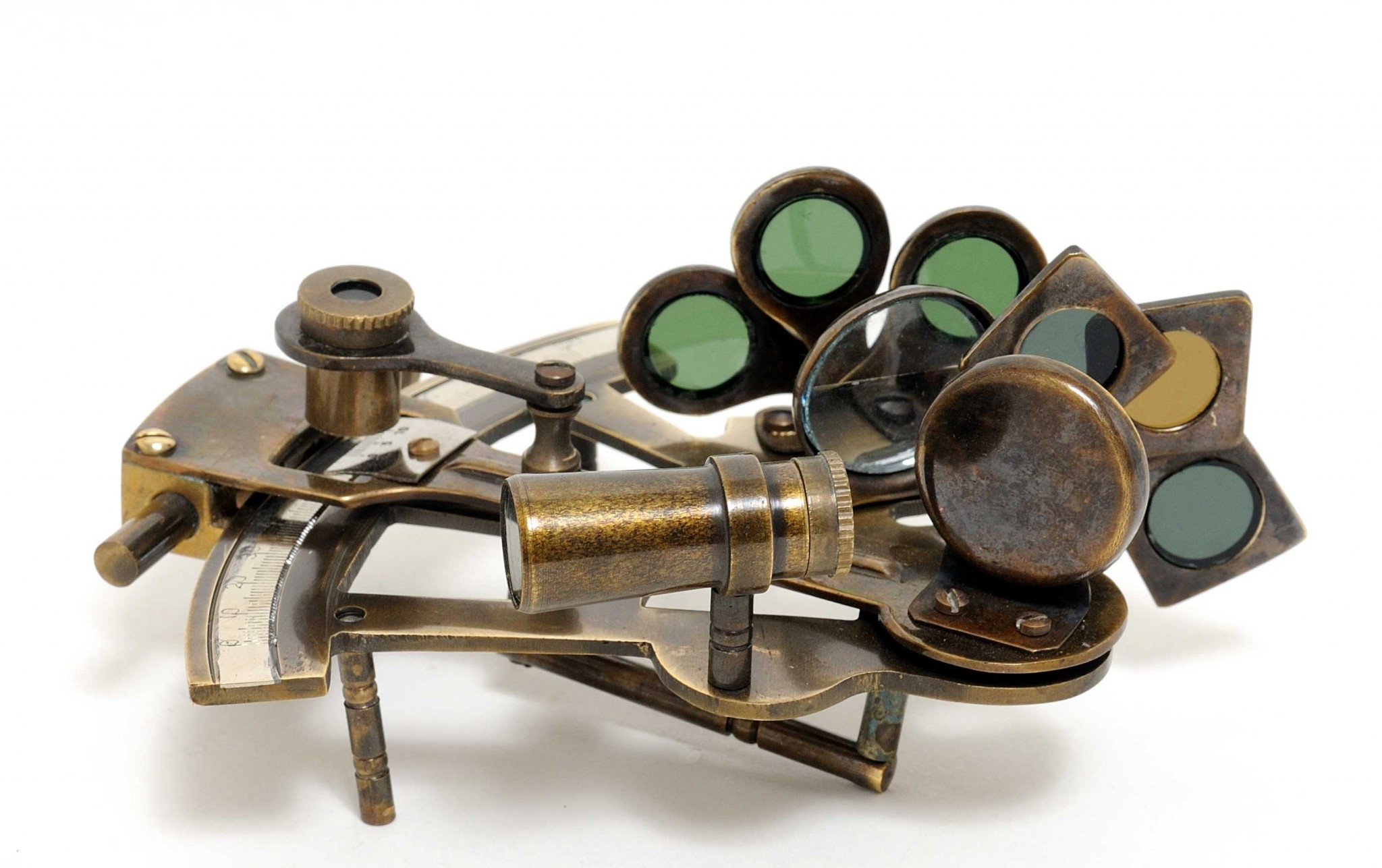 4" x 4.5" x 2.5" Nautical Sextant in Wood Box Medium - Image 3