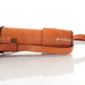 Rustic Brass and Leather Handheld Telescope