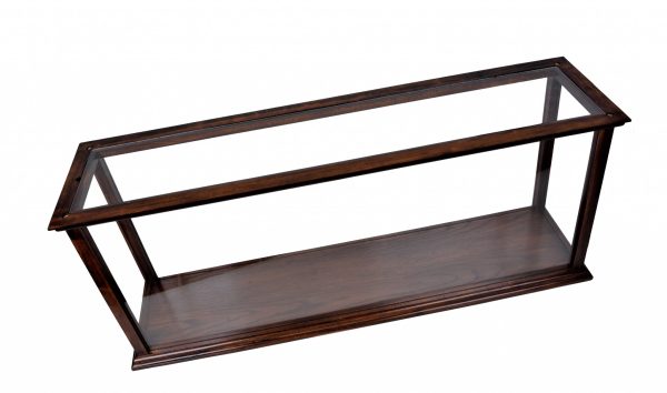 9.5" x 38.5" x 16" Display Case for Cruise Liner Midsize Classic Brown - Image 4