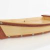 6.25" x 16.75" x 3.37"  Small Wooden Sushi Boat  Serving Tray - Image 2