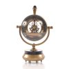 8" x 3.75" x 16.25" Brass Table Clock - Image 3