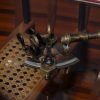 4" x 4" x 2.5" Nautical Sextant in Leather Case Small - Image 5