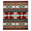 Ultra Soft Southwestern Arrow Handmade Woven Blanket - Image 2