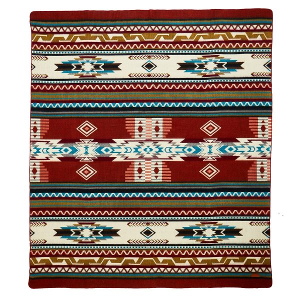 Ultra Soft Southwestern Arrow Handmade Woven Blanket - Image 2
