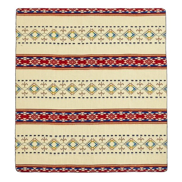 Ultra Soft Southwestern Rainbow Handmade Woven Blanket - Image 2