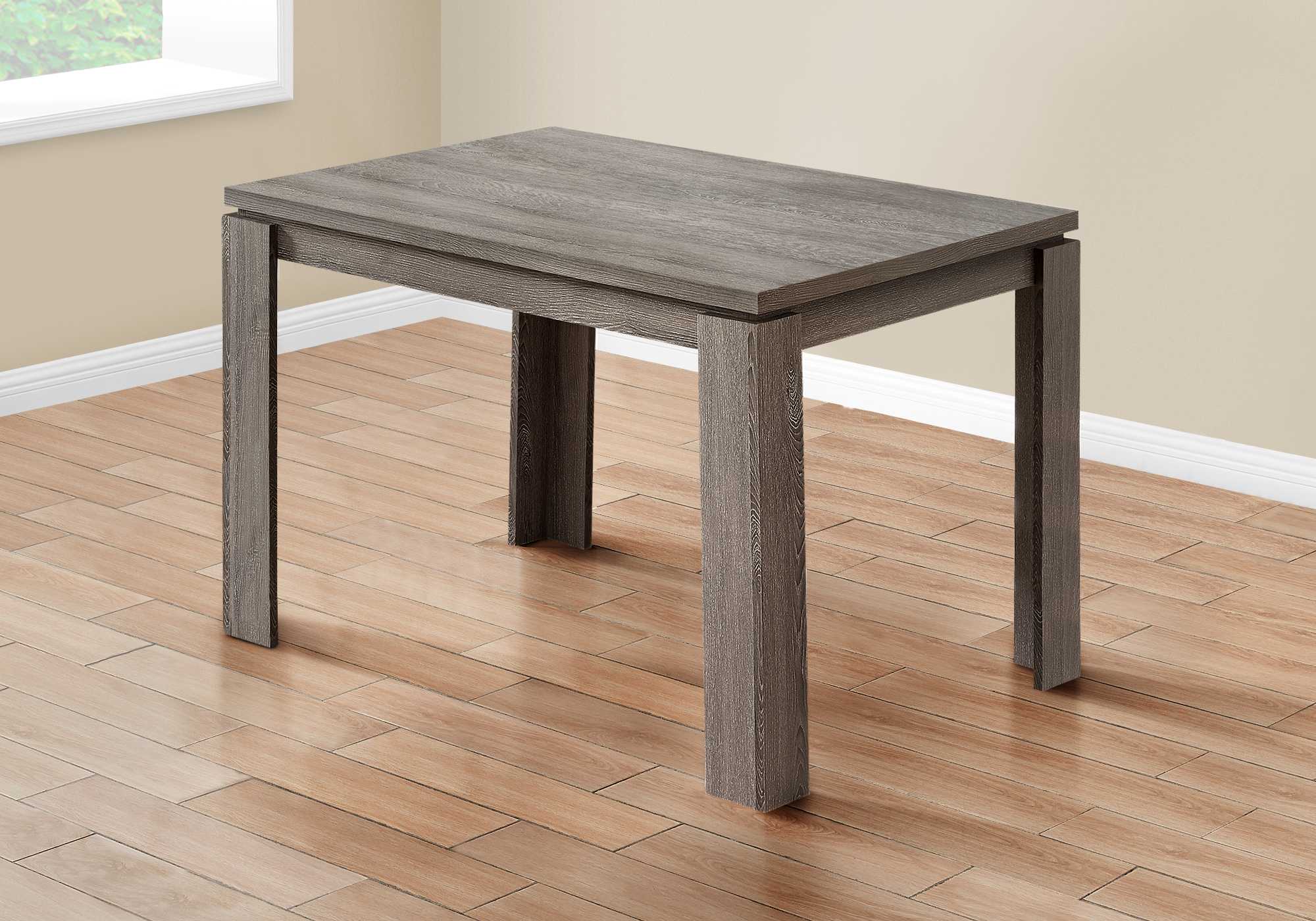 48" X 32" X 30.5 " Dark Taupe Dining Table - Image 2