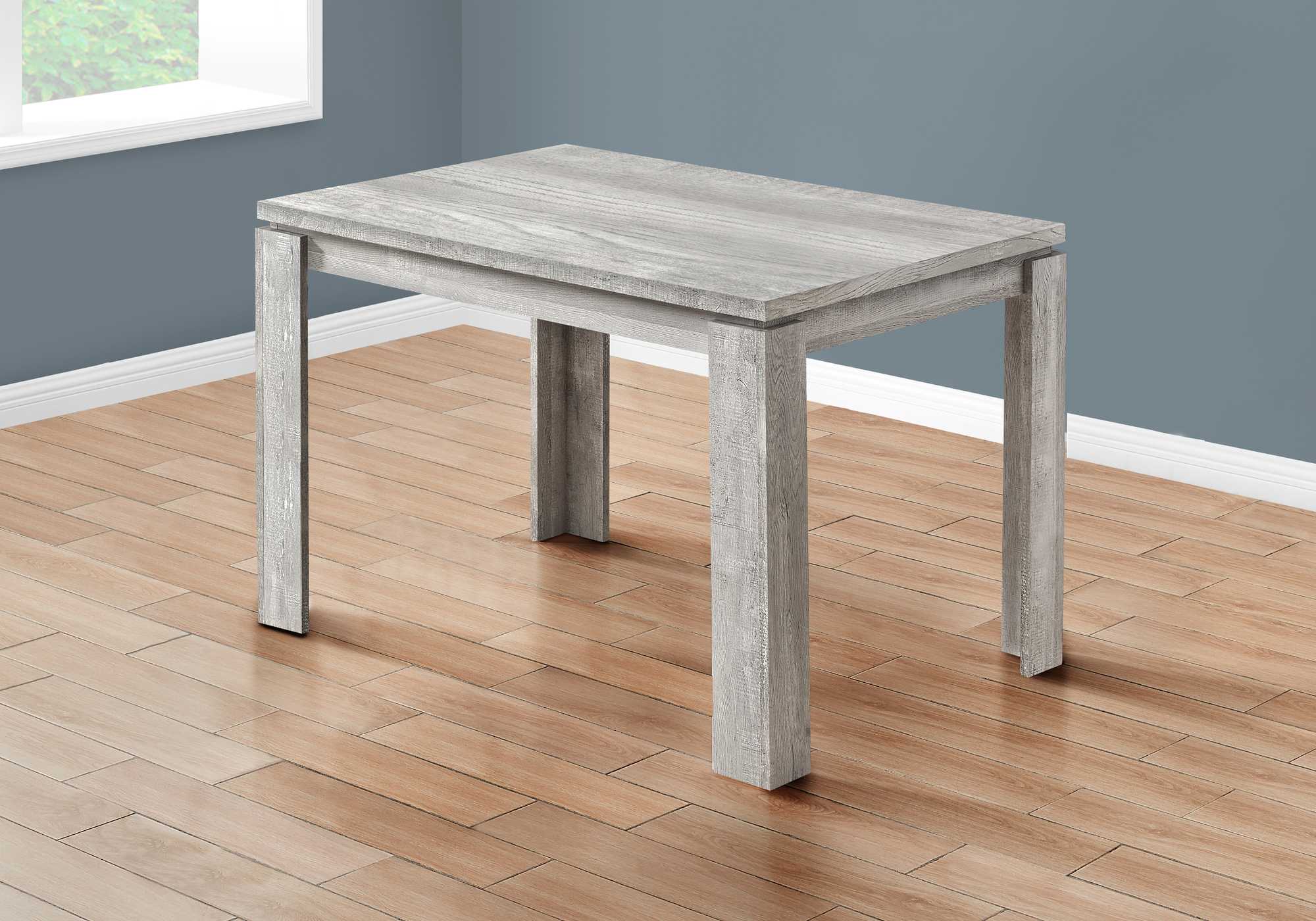 48" X 32" X 30.5 " Grey Reclaimed Wood-Look Dining Table - Image 2