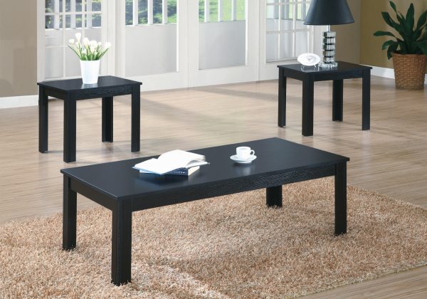 Black Table Set - 3Pcs Set - Image 3