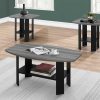 Black Grey Top Table Set - 3Pcs Set - Image 3