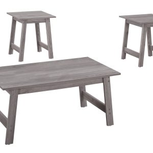 Grey Table Set - 3Pcs Set