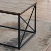 Dark Taupe Black Metal Table Set - 3Pcs Set - Image 2