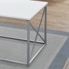 White Silver Metal Table Set - 3Pcs Set - Image 2