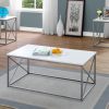 White Silver Metal Table Set - 3Pcs Set - Image 3