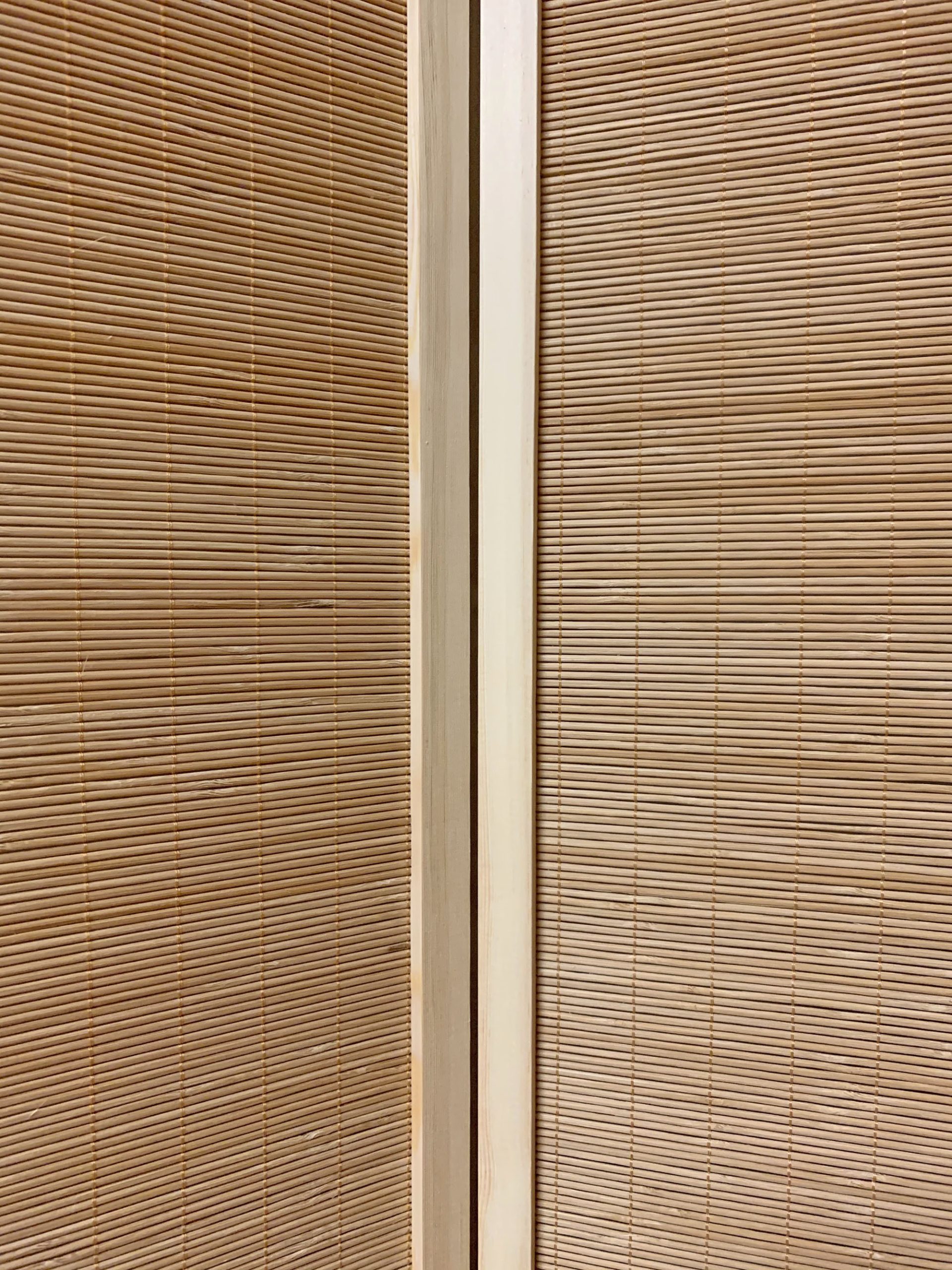 6" Light Bamboo 3 Panel Room Divider Screen - Image 3