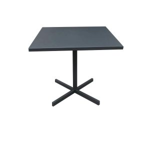32 X 32 X 29 Grey Steel Dining Table