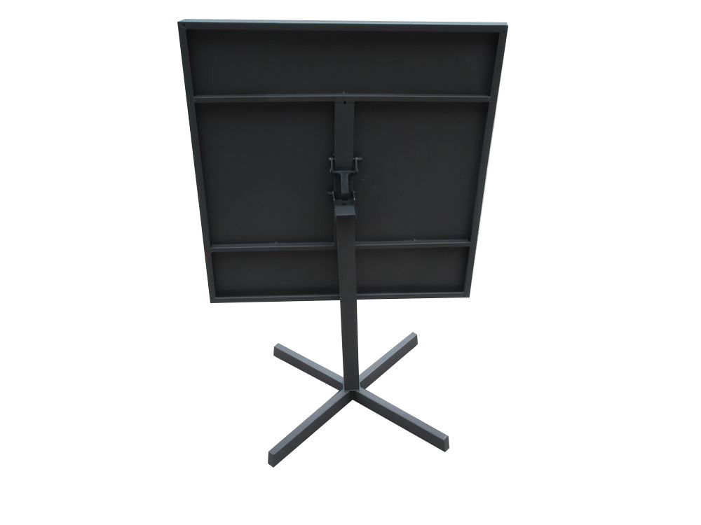 32 X 32 X 29 Grey Steel Dining Table - Image 2