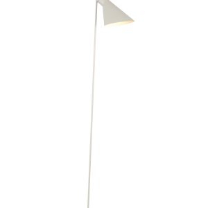 51" White Aluminum Reading Task Floor Light