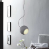 7 Round Silver Ceiling Pendant Lamp - Image 2