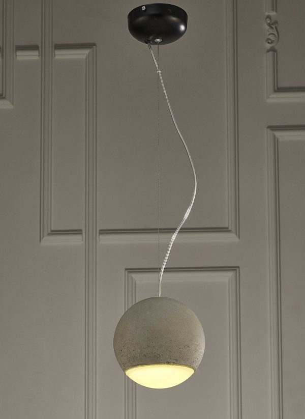 7 Round Silver Ceiling Pendant Lamp - Image 3