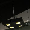 14 X 14 X 59 Black Stainless Steel Pendant Lamp - Image 3