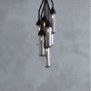 10.5 X 10.5 X 48 Black Carbon Steel Pendant Lamp - Image 2
