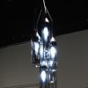 10.5 X 10.5 X 48 Black Carbon Steel Pendant Lamp - Image 3