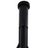 10.5 X 10.5 X 48 Black Carbon Steel Pendant Lamp - Image 5