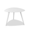 Triad White Aluminum Side Table