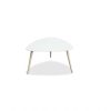 Triad White Aluminum Side Table - Image 3
