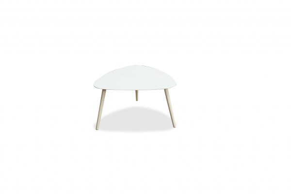 Triad White Aluminum Side Table - Image 3