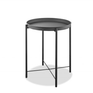 17 X 17 X 21 Powder Aluminum Side Table