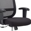27" x 27" x 40.9" Black  Mesh   Fabric Chair - Image 3