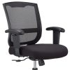 27" x 27" x 40.9" Black  Mesh   Fabric Chair - Image 4