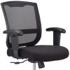 25" x 21.45" x 36" Black Mesh   Fabric Chair - Image 4